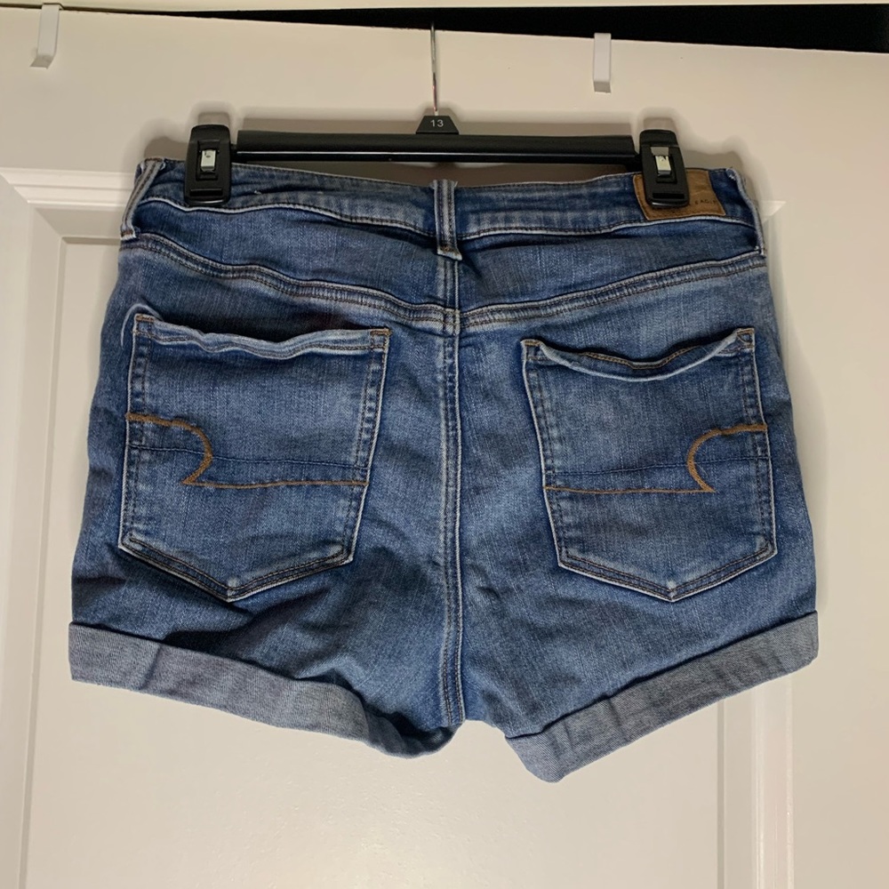 American Eagle high rise shortie shorts